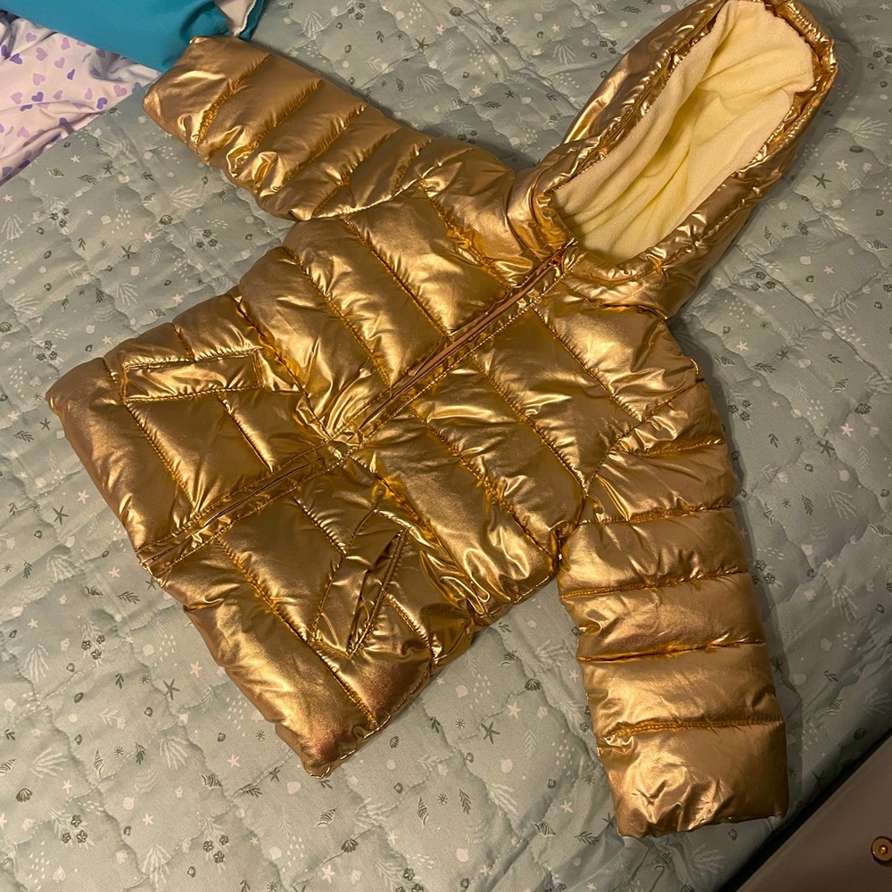 Gymboree Rose Gold puffer coat